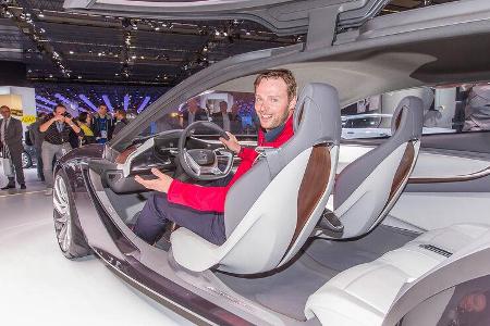 Opel Monza Concept, Sitzprobe