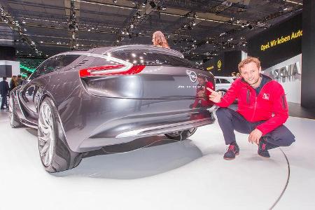 Opel Monza Concept, Sitzprobe
