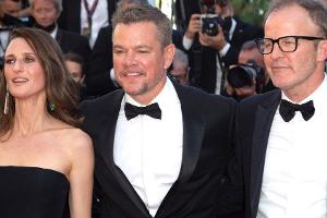 Camille Cottin, Matt Damon und Tom McCarthy (v.l.) in Cannes