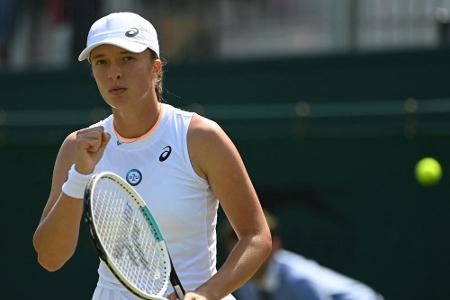 Swiatek in Wimbledon erste Achtelfinalistin Swiatek in Wimbledon erste Achtelfinalistin