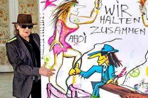 Udo Lindenberg erzielt mit Kunstwerk über 200.000 Euro für Flutopfer