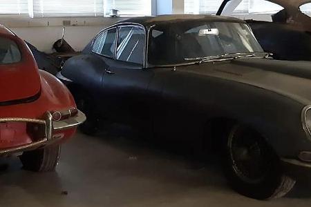 12/2019, Jaguar-Oldtimer Gewächshaus-Fund England