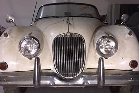 12/2019, Jaguar-Oldtimer Gewächshaus-Fund England