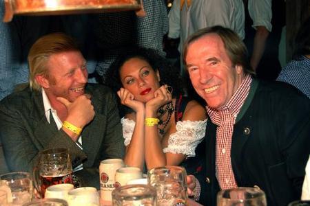 Neben vielen Bekanntschaften zählt Netzer schon seit vielen Jahren Boris Becker zu seinen engsten Freunden. Hier zu sehen mi...