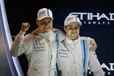 Bottas & Massa - GP Abu Dhabi 2014