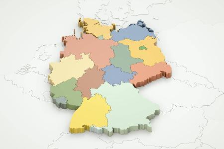 Höhere Inzidenz und niedrigere Impfquote in östlichen Bundesländern als in westlichen Bundesländern