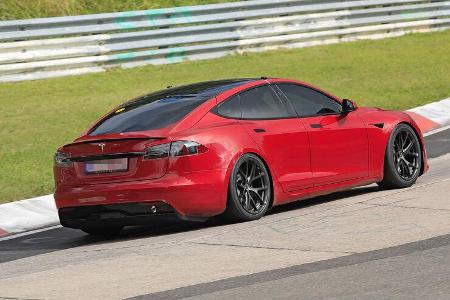 Erlkönig Tesla Model S Plaid Nürburgring