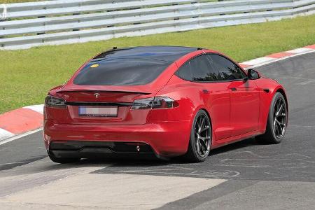 Erlkönig Tesla Model S Plaid Nürburgring
