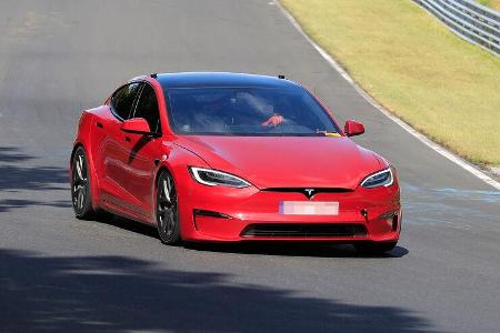 Erlkönig Tesla Model S Plaid Nürburgring