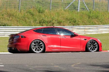 Erlkönig Tesla Model S Plaid Nürburgring