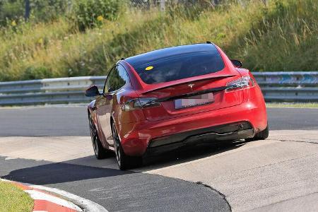 Erlkönig Tesla Model S Plaid Nürburgring