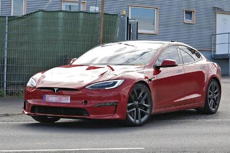 Erlkönig Tesla Model S Plaid Nürburgring