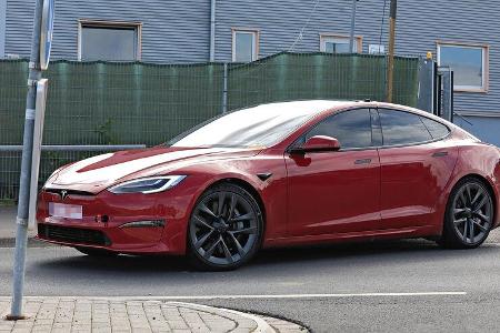 Erlkönig Tesla Model S Plaid Nürburgring