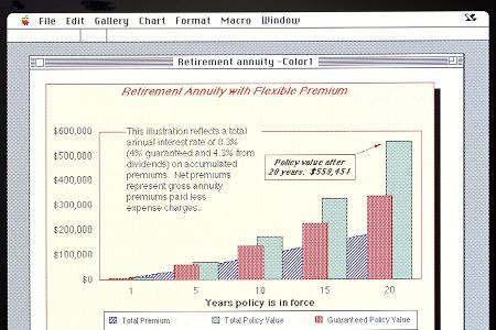Excel 1.0 für Mac - Für die im Vergleich mit dem PC bessere Performance des Mac wurde die Tabellenkalkulation konzipiert. Hi...