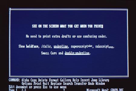 Word 3.0 - Microsoft kündigt 1986 Works für Macintosh an. Im Herbst 1986 erscheinen Word 3.0 für DOS und Macintosh parallel....