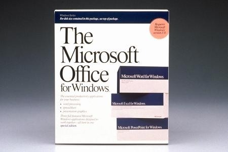 Office 1.0 - Die 1. Version von Office für Macintosh kommt im Sommer 1989 auf CD-ROM und auf Diskette heraus. Sie besteht au...