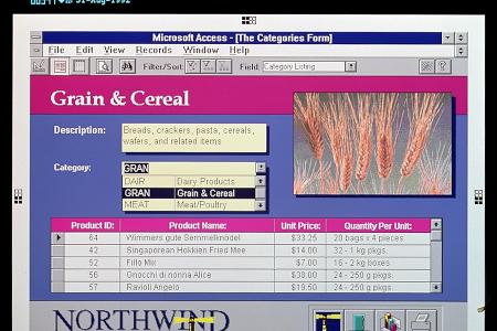 Access 1.0 - Im Sommer 1992 erscheint Office 3.0 für Windows mit Word 2.0, PowerPoint 3.0 und Excel 4.0. Microsoft kündigt i...