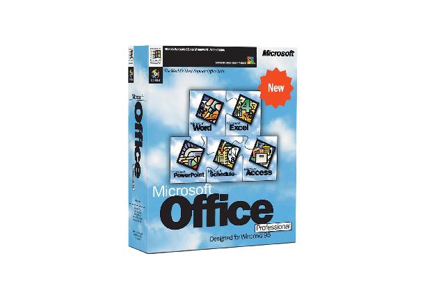 Office 95 - Office 95 kommt 1995 auf den Markt. Es ist das erste Windows-Softwarepaket, das aus 32-Bit-Applikationen besteht.