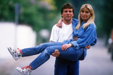 Die schönsten Spielerfrauen aller Zeiten Lothar Matthäus und Silvia Matthäus