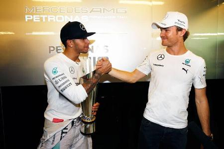 Hamilton & Rosberg - GP Abu Dhabi 2014