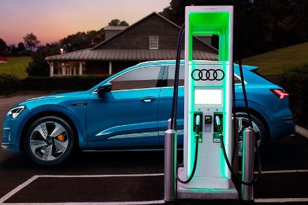 Wenn die Luxus-Ladevariante bei den Kunden nicht so gut ankommt, hat Audi weitere Pfeile im Köcher. High-Power-Charger (HPC)...