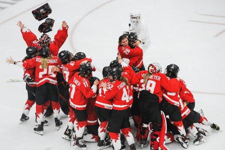 Eishockey-WM: Kanada beendet Siegesserie der USA Eishockey-WM: Kanada beendet Siegesserie der USA