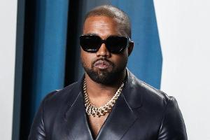 Kanye West, hier im vergangenen Jahr, stattet derzeit Berlin einen Überraschungsbesuch ab.