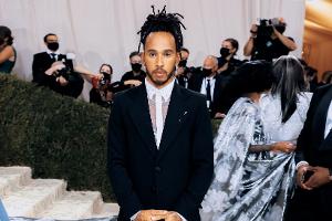 Formel-1-Star Lewis Hamilton bei der Met-Gala am Dienstag in New York