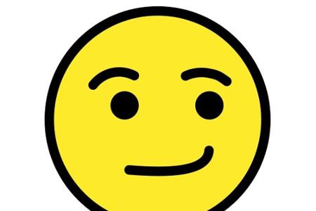 Dies ist nicht etwa ein verschmitztes Emoji, das sich zweideutige Gedanken macht. Vielmehr soll der Smiley hämisch grinsen.