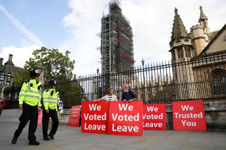 October 1, 2019, London, UK, UK London, UK. Police officers...