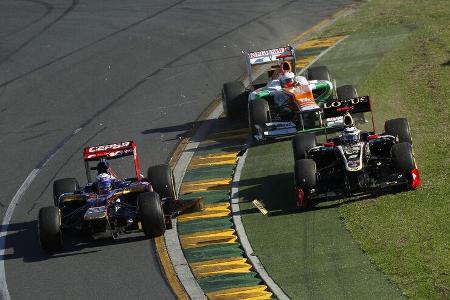Ricciardo, Räikkönen & Di Resta - GP Australien 2012