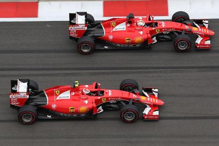 Vettel & Räikkönen - GP Russland 2015