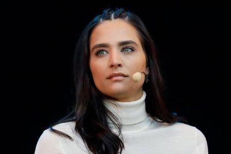 Amira Pocher bei einem Event. Amira Pocher bei einem Event.