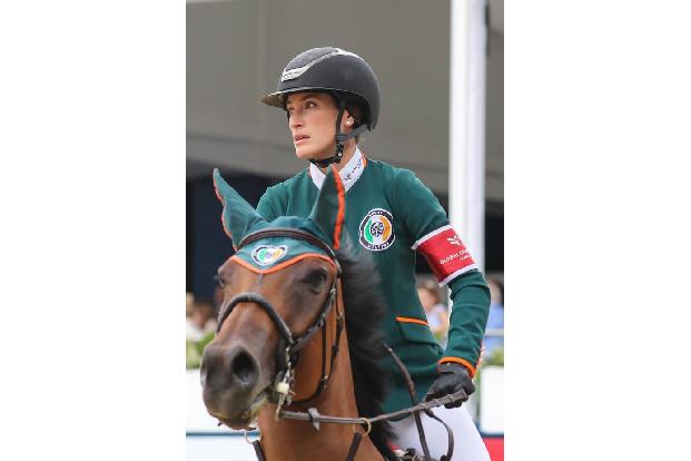Jessica Springsteen, die Tochter von Bruce Springsteen, bevorzugt statt Gitarre Vierbeiner und hat sich als Springreiterin e...