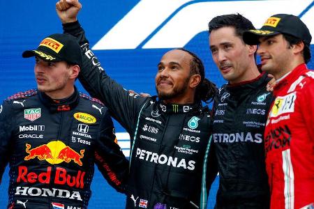 Verstappen - Hamilton - Sainz - GP Russland 2021 - Sotschi