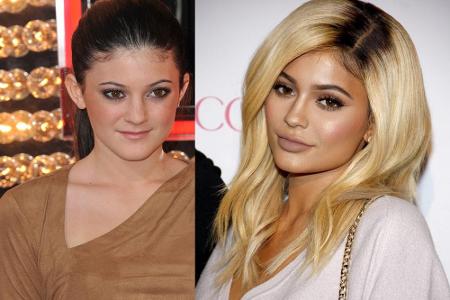 Ja, das ist ein und dieselbe Person: Kylie Jenner (20) hat nicht nur ihre Lippen aufspritzen lassen - auch ihre Wimpern oder...