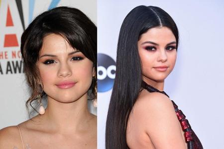 Auch hier sieht man einen großen Unterschied: Selena Gomez (25) ließ sich mit süßen 18 Jahren noch ganz anders stylen. Heute...
