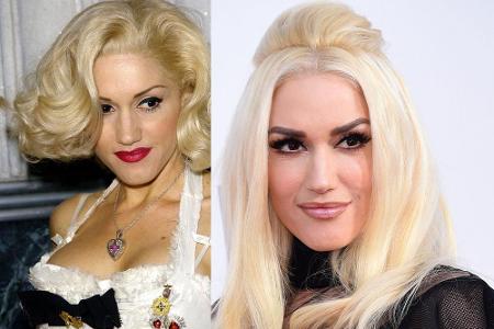 Ihr Grund-Styling ist gleich geblieben: Gwen Stefanie (47) trägt seit vielen Jahren die Haare platinblond und die Augenbraue...