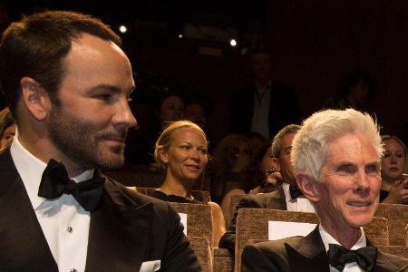 Tom Ford (l.) mit seinem Ehemann Richard Buckley bei einer Filmpremiere.