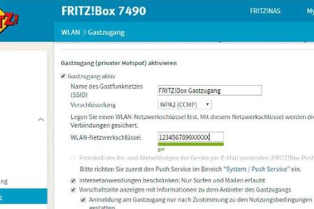 Die aktuelle Version der Fritzbox-Software stellt für den Gastzugang über WLAN umfangreiche Konfigurationsmöglichkeiten zur ...