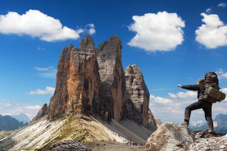 Ein weiterer Seitenarm vom Val Pusteria: das Sextental. Im Süden begrenzt von den bekannten Drei Zinnen.