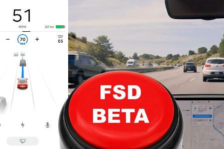 Tesla FSD Beta Button Tesla FSD Beta Button