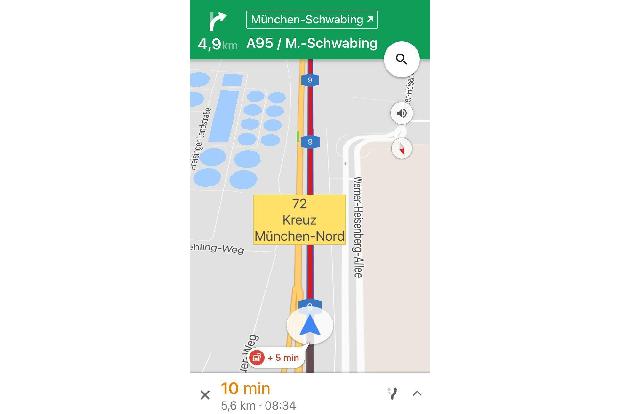 Fünf Minuten Stau voraus.