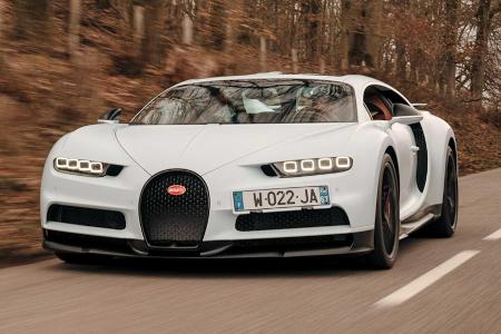 Bugatti Chiron Sport und Pur Sport: Augenschmaus bei Pariser Fotoshooting