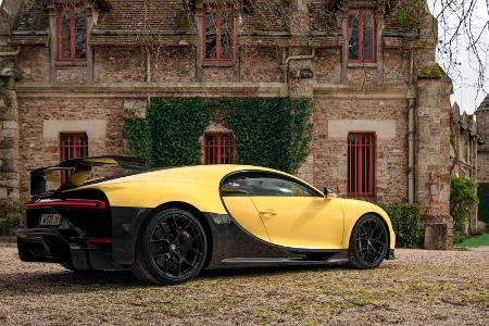 Bugatti Chiron Sport und Pur Sport: Augenschmaus bei Pariser Fotoshooting