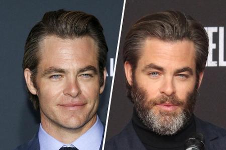 Strahlte Schauspieler Chris Pine einst mit seiner glatt rasierten in die Kameras, macht er mit seinem graumelierten Bart mit...