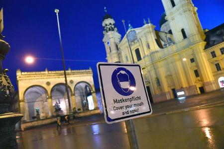 Maskenpflicht in der Innenstadt