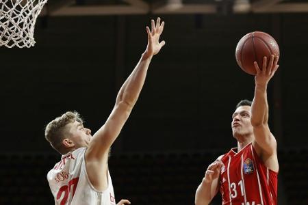Nach EuroLeague-Höhenflug: Bayern verlieren beim BBL-Schlusslicht Nach EuroLeague-Höhenflug: Bayern verlieren beim BBL-Schlusslicht