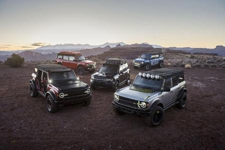 Ford Bronco Sondermodelle auf Moab Easter Jeep Safari 2021