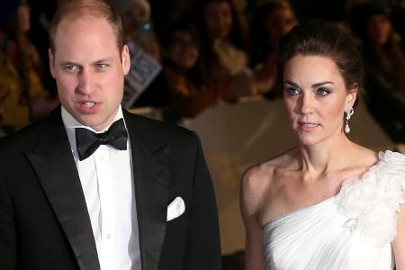 Prinz William und Herzogin Kate bei den BAFTA Awards 2019 in der Royal Albert Hall in London Prinz William und Herzogin Kate bei den BAFTA Awards 2019 in der Royal Albert Hall in London
